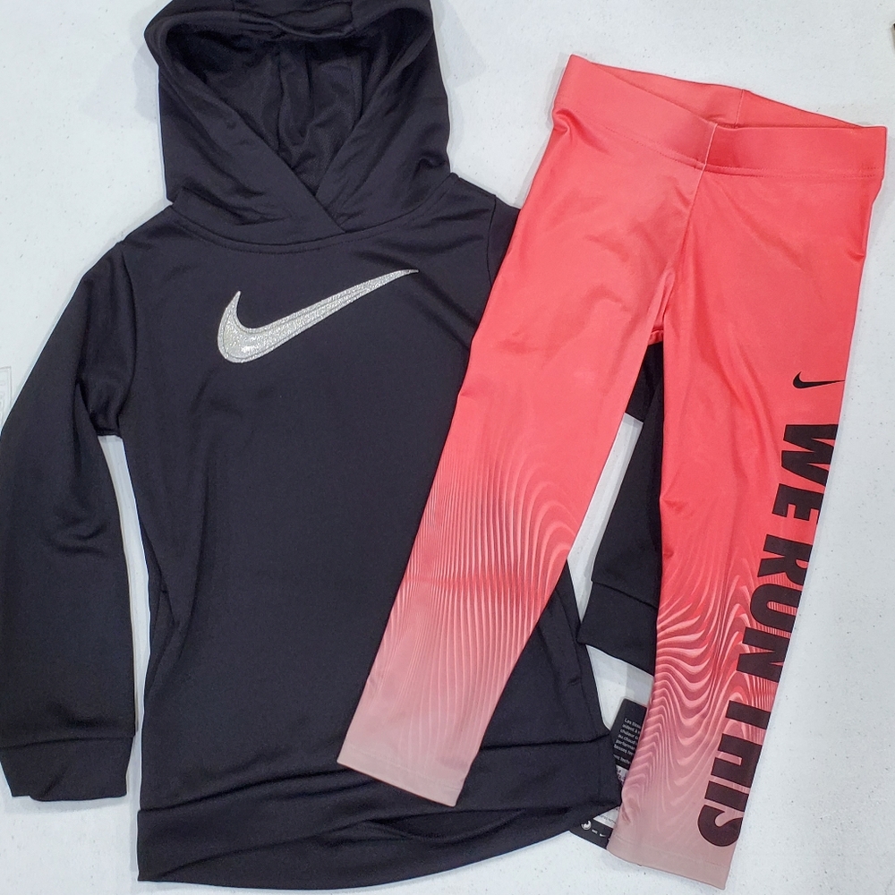 🆕️ Nike Fleece Hoody & Leggings - Picture 1 of 5